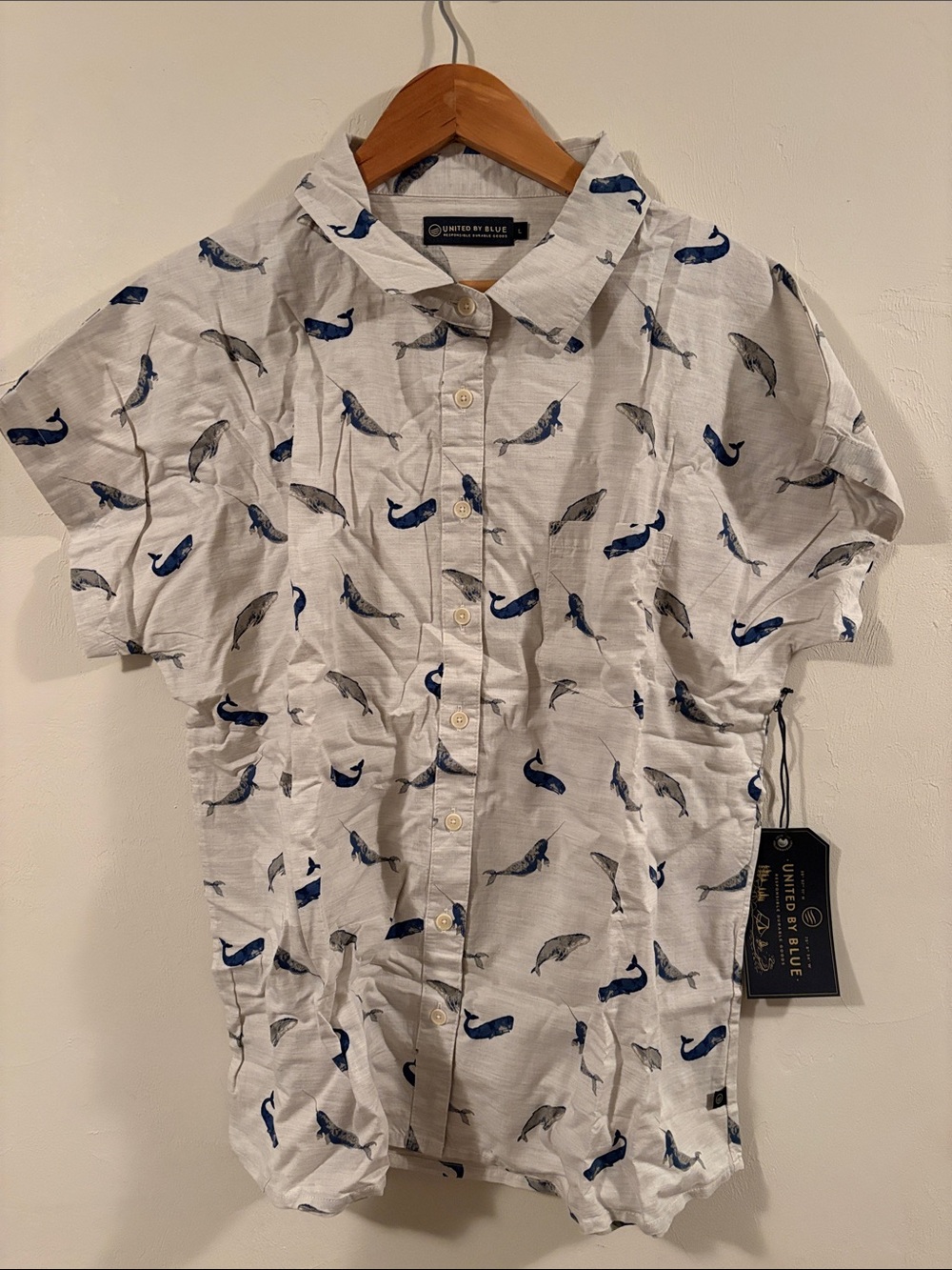 NWT United By Blue Cotton Hemp shirt